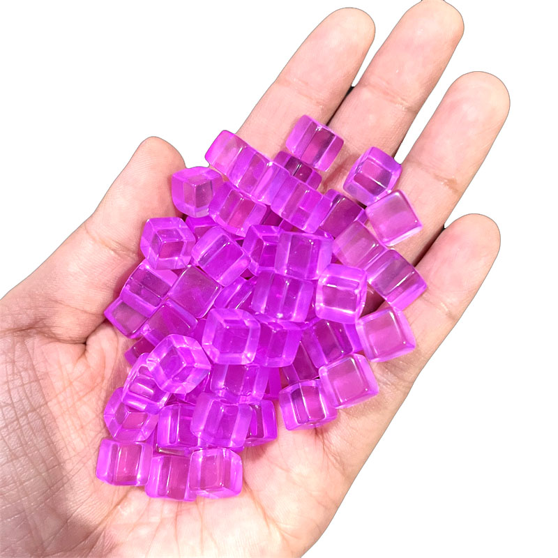 100pcs/set 8mm Clear Cube Dice - Board Game Economy ulasan dan harga