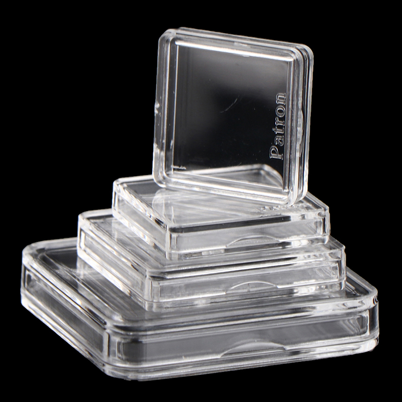 10PCS Square Clear Plastic Pro - Board Game Economy ulasan dan harga