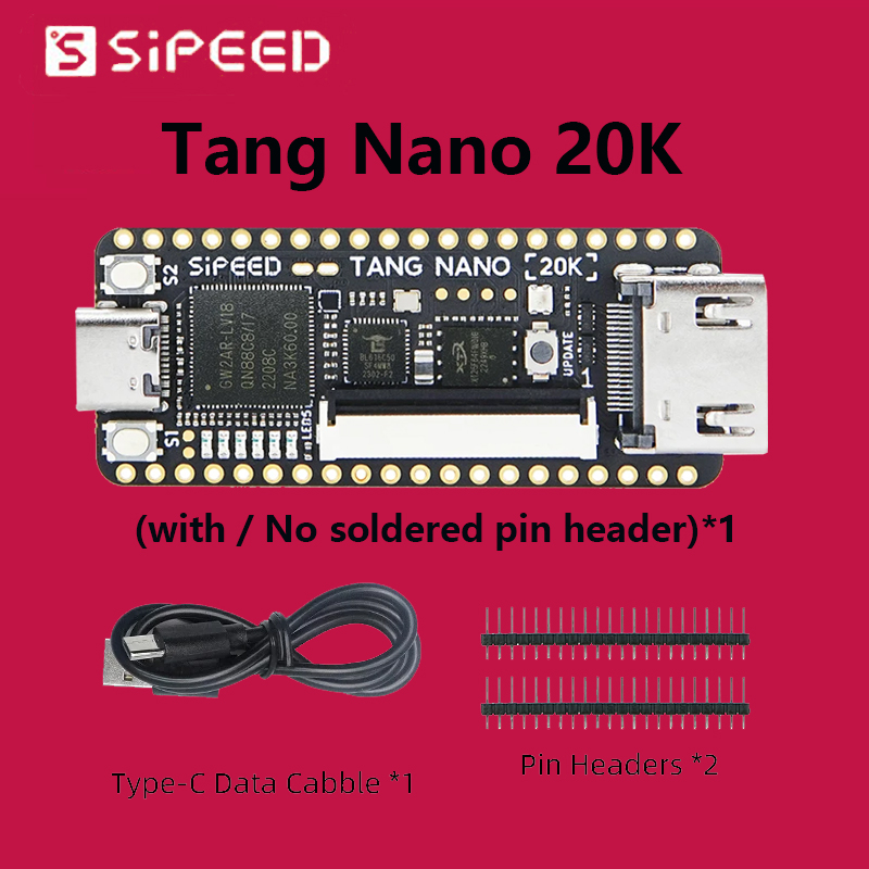New Sipeed Tang Nano 20K FPGA  - Board Game Film ulasan dan harga